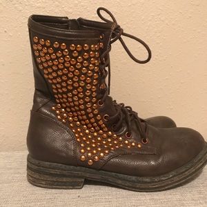 Brown and copper Fashion Boots